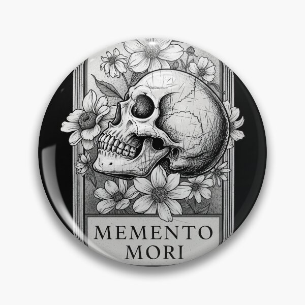 Item preview, Memento Mori Skull Frame with Dead Flowers designed and sold by nuel-art.