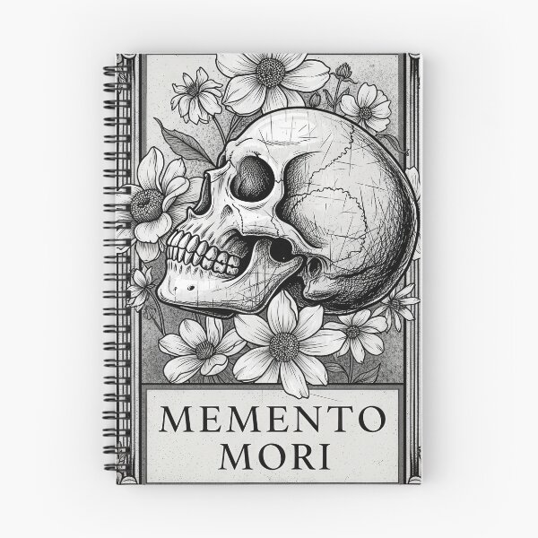 Item preview, Memento Mori Skull Frame with Dead Flowers designed and sold by nuel-art.