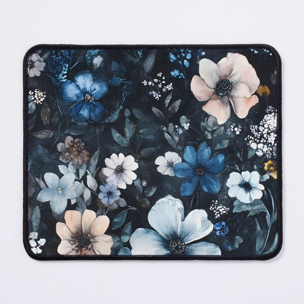Item preview, Dark Vintage Watercolor Midnight Floral Romantic Wildflowers designed and sold by GrinGalore.