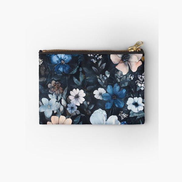 Item preview, Dark Vintage Watercolor Midnight Floral Romantic Wildflowers designed and sold by GrinGalore.