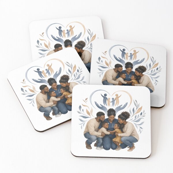 Item preview, Family Hug Love Portrait designed and sold by InkNovaLab.