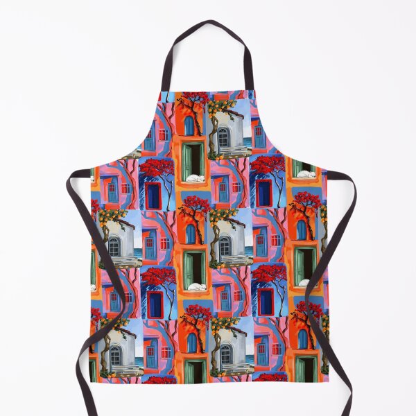 Item preview, Seamless pattern featuring doors and trees  designed and sold by Nastasiakhmnk.