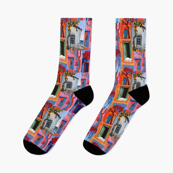 Item preview, Seamless pattern featuring doors and trees  designed and sold by Nastasiakhmnk.