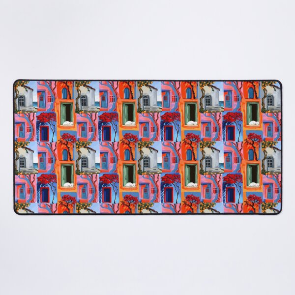 Item preview, Seamless pattern featuring doors and trees  designed and sold by Nastasiakhmnk.