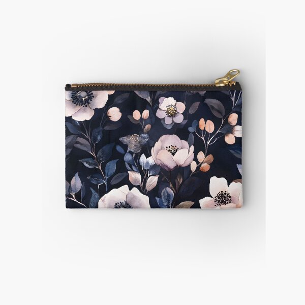 Item preview,  Vintage Watercolor Midnight Floral Romantic Purple Wildflowers designed and sold by GrinGalore.
