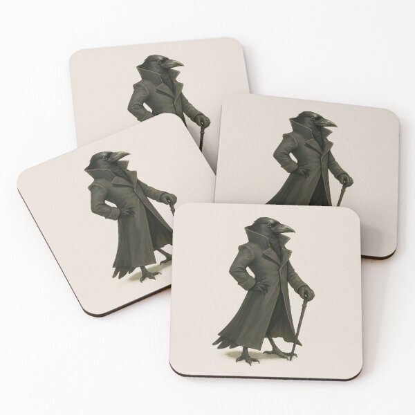 Item preview, Gothic Crow Aristocrat Victorian Gothic Art designed and sold by ChirpInc.