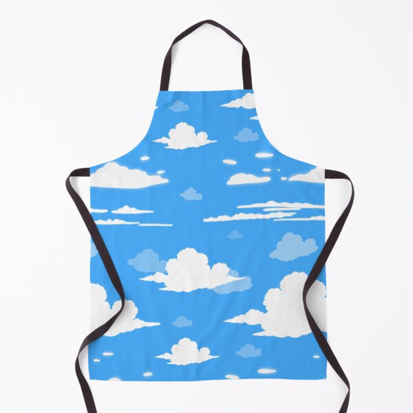 Item preview, Anime-style white clouds seamless pattern  designed and sold by Nastasiakhmnk.