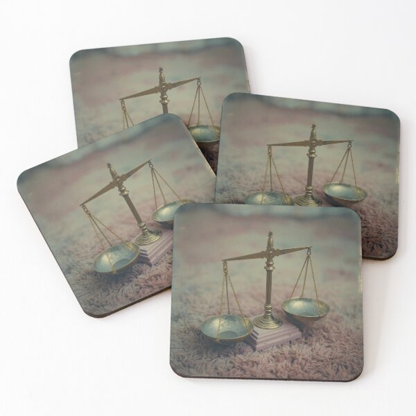 Item preview, Realistic Libra Scales Balance On Light Soft Background designed and sold by Mustangana.