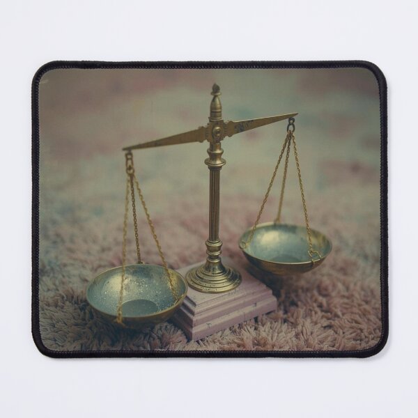 Item preview, Realistic Libra Scales Balance On Light Soft Background designed and sold by Mustangana.