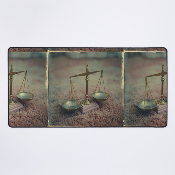 Item preview, Realistic Libra Scales Balance On Light Soft Background designed and sold by Mustangana.
