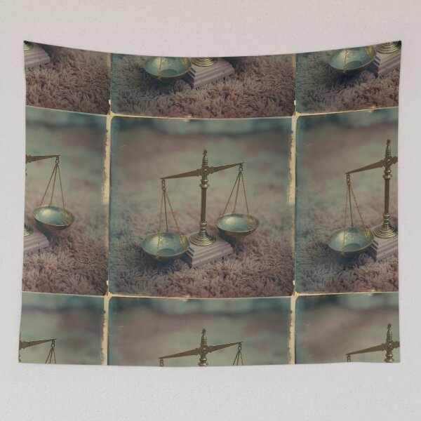 Item preview, Realistic Libra Scales Balance On Light Soft Background designed and sold by Mustangana.
