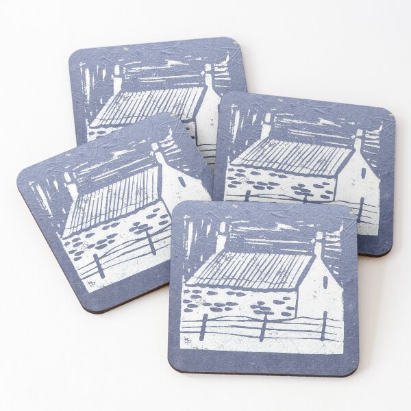 Item preview, Croft House linoprint designed and sold by Pebbles on the Beach.