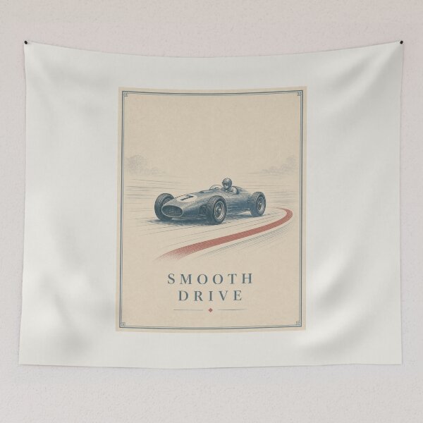 Item preview, Vintage Race Car Smooth Drive Calm Motorsport T-Shirt designed and sold by MaynyStudio.