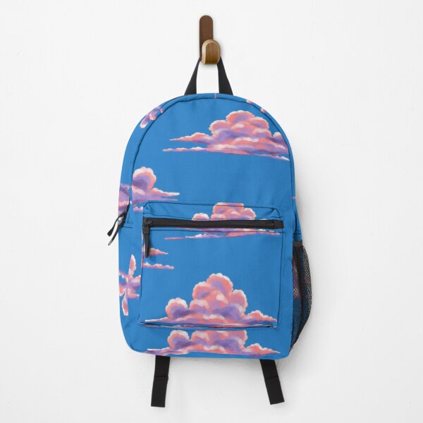 Item preview, Anime-style pink clouds seamless pattern  designed and sold by Nastasiakhmnk.