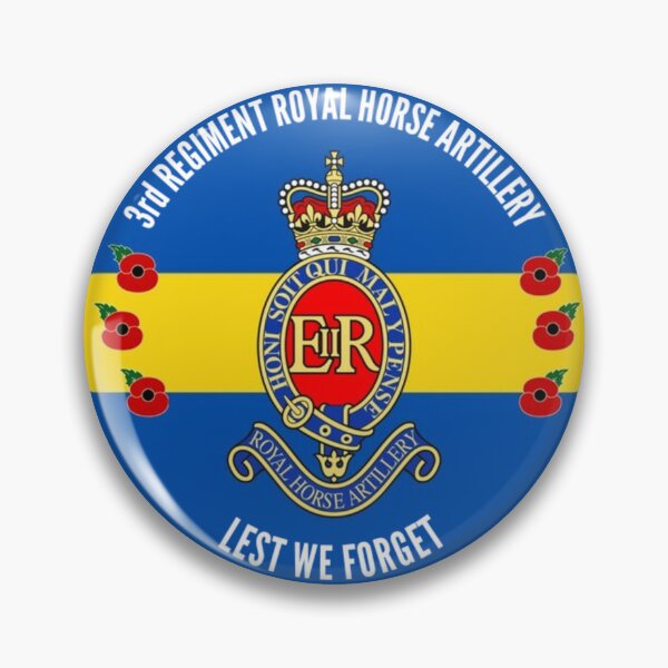Item preview, 3rd Regiment Royal Horse Artillery Lest we forget remembrance designed and sold by Bootneckstore.