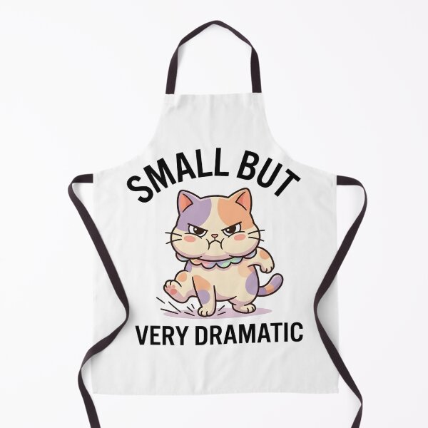 Item preview, Funny Cat Small But Very Dramatic T-Shirt – Cute Angry Cat Meme designed and sold by DIRTYSKETCHH.