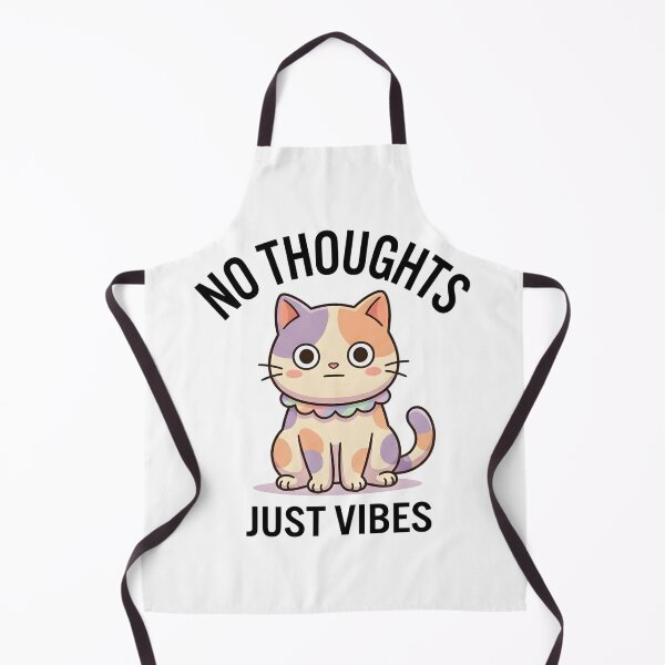 Item preview, Funny Cat No Thoughts Just Vibes T-Shirt – Cute Chill Meme designed and sold by DIRTYSKETCHH.
