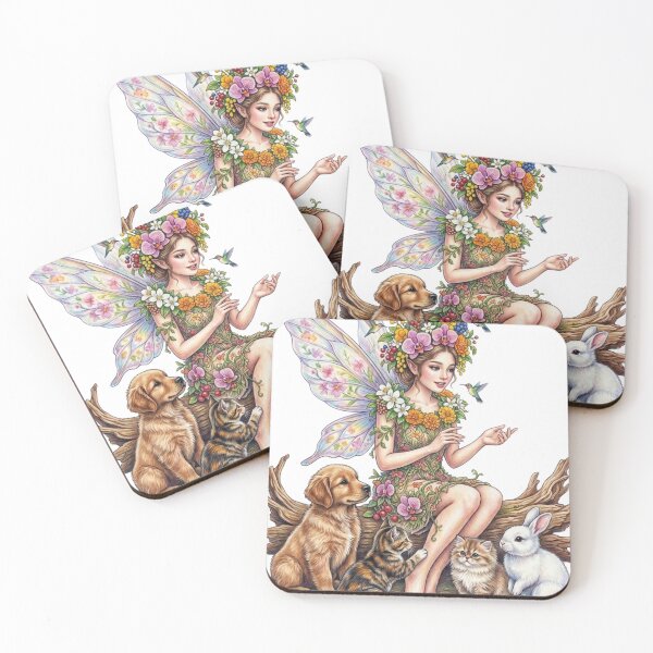 Item preview, An angel and her cute pet. designed and sold by PP&RAINBOW SHOP.