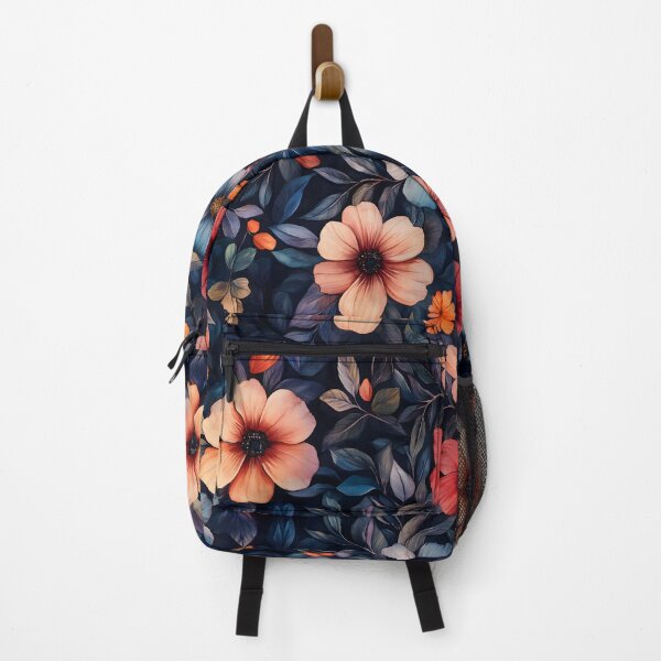 Item preview, Vintage Watercolor Midnight Floral Romantic Colorful Wildflowers designed and sold by GrinGalore.