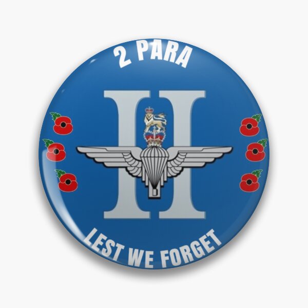 Item preview, 2 Para parachute Regiment Lest we forget remembrance designed and sold by Bootneckstore.