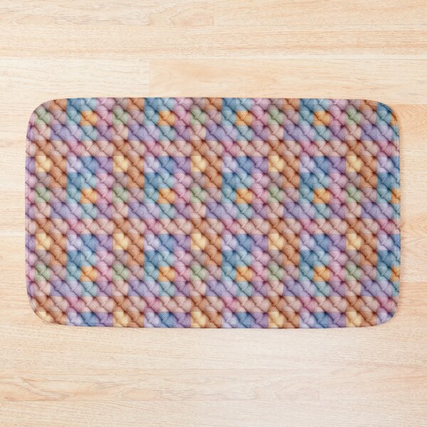 Item preview, Small Pastel Rainbow Cable Knit Basket Weave Photo Texture designed and sold by DigitaICraft.