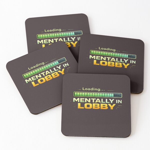 Item preview, Mentally In Lobby Funny Gamer Quote Gaming Meme T-Shirt designed and sold by Artbysarmina.