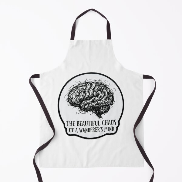 Item preview, Beautiful Chaos Of A Wanderer’s Mind – Overthinking Brain Sticker designed and sold by Elviqus Shop.