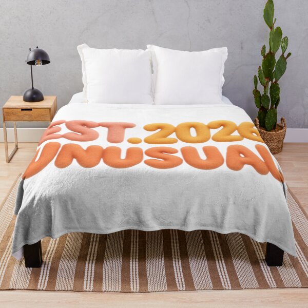 Item preview, Est. 2026 Unusual – Modern Pastel 3D Typography designed and sold by RDproject.