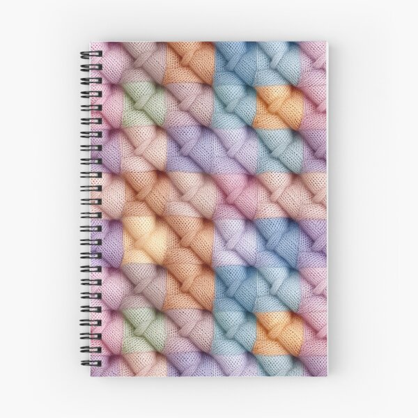 Item preview, Big Pastel Rainbow Cable Knit Basket Weave Photo Texture designed and sold by DigitaICraft.