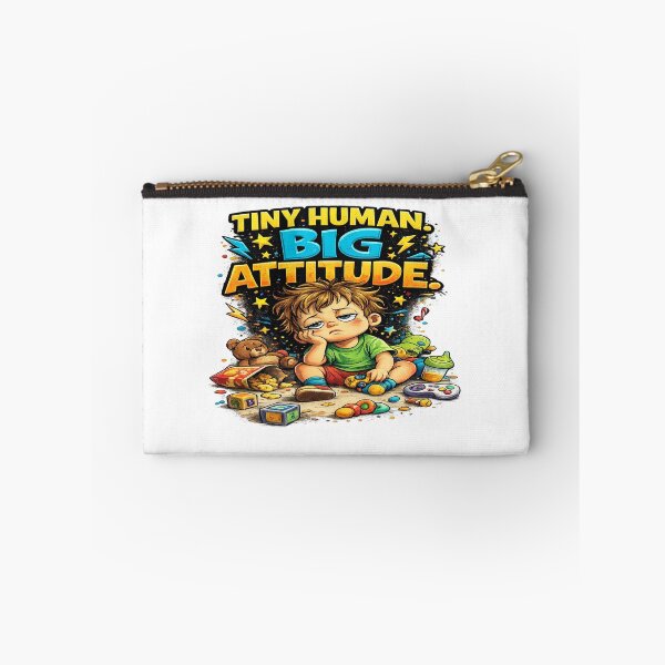 Item preview, Tiny Human Big Attitude T-Shirt – Funny Toddler Shirt, Cute Kid Humor Tee, Parenting Life Graphic Design designed and sold by Sushikidsntod.