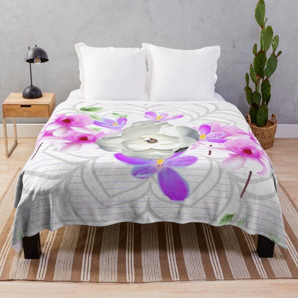 Item preview, Mono-Orchid Pink Flower Art designed and sold by Dahneray1.