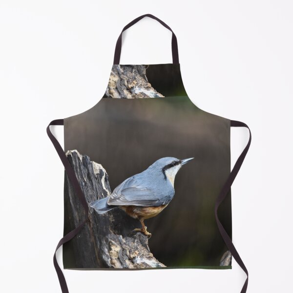Item preview, Eurasian Nuthatch Perched on a Weathered Tree Stump designed and sold by Shanguai.