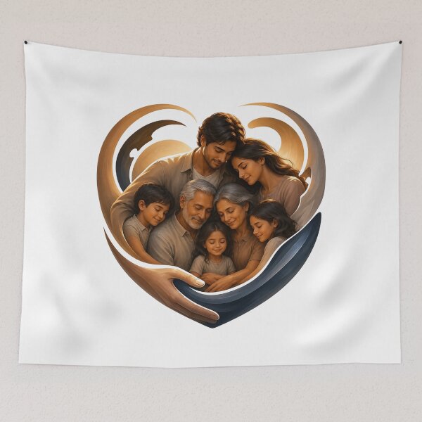 Item preview, Family Generations Love Portrait designed and sold by InkNovaLab.