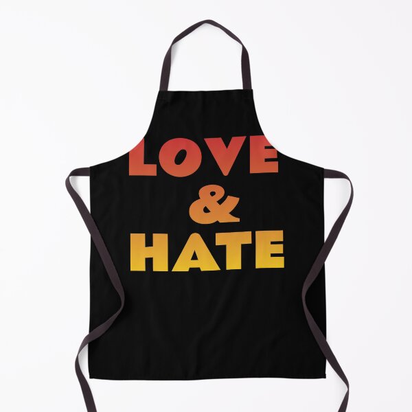 Item preview, Love and Hate Bold Typography Fire Gradient designed and sold by tineldesign.