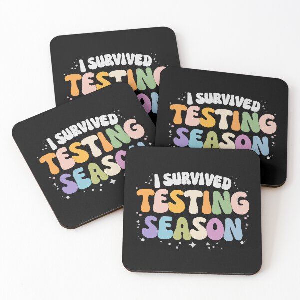 Item preview, I Survived Testing Season School Humor designed and sold by HandicraftArt.