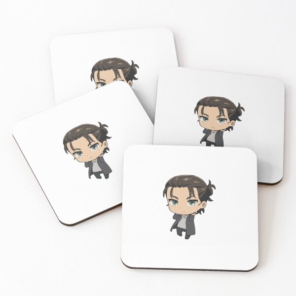Item preview, Eren Yeager Manbun Aesthetic Chibi designed and sold by LesageSecond.