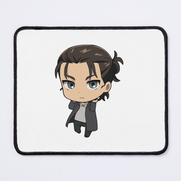 Item preview, Eren Yeager Manbun Aesthetic Chibi designed and sold by LesageSecond.