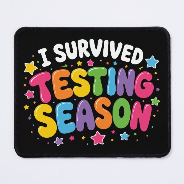 Item preview, I Survived Testing Season School Humor designed and sold by HandicraftArt.
