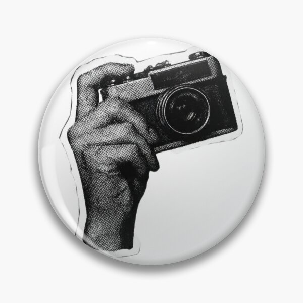 Item preview, Hand Holding Vintage Camera Photographer Sticker designed and sold by Mustangana.