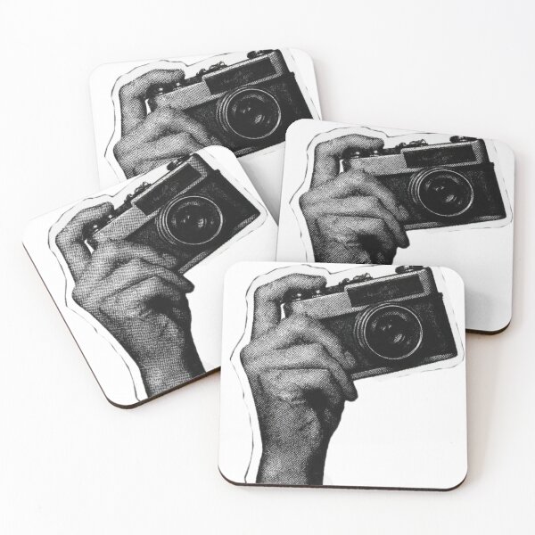 Item preview, Hand Holding Vintage Camera Photographer Sticker designed and sold by Mustangana.