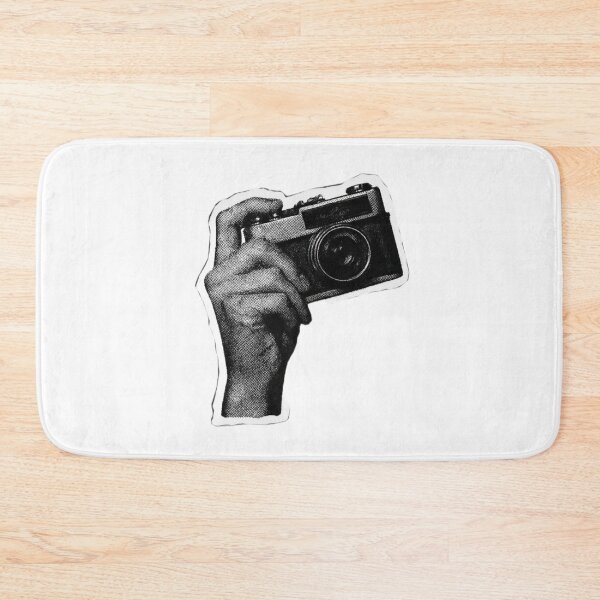 Item preview, Hand Holding Vintage Camera Photographer Sticker designed and sold by Mustangana.