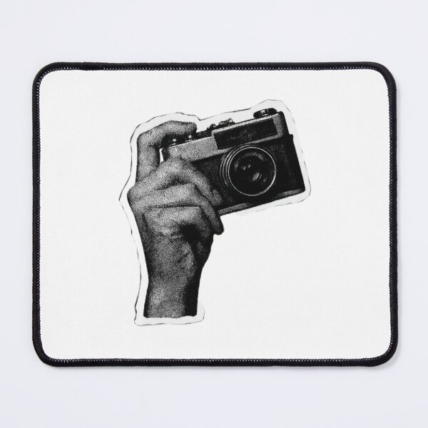 Item preview, Hand Holding Vintage Camera Photographer Sticker designed and sold by Mustangana.