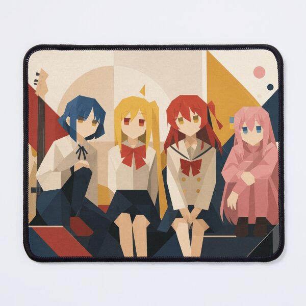 Item preview, Bocchi the Rock Minimalist Band Portrait designed and sold by ChromiraStudios.