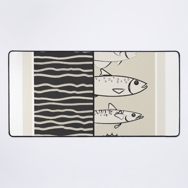 Item preview, Abstract Fishes On A Wave designed and sold by Branka Kodzoman.