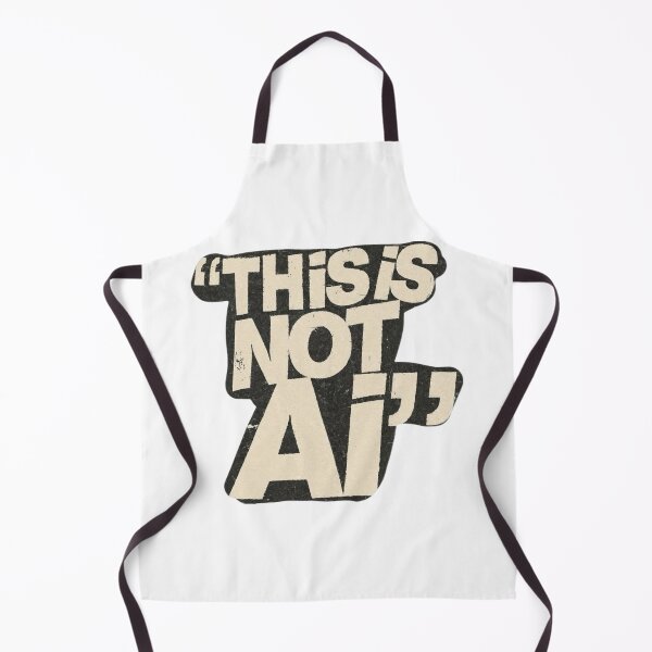 Item preview, This Is Not AI Handmade Art Sticker designed and sold by Mustangana.