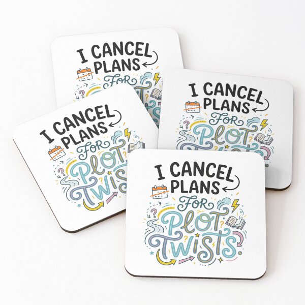 Item preview, I Cancel Plans For Plot Twists Ver. 1 | Book Lover | Bookworm Gifts | Reader Humor | Bibliophile Aesthetic designed and sold by AmethystStreet.