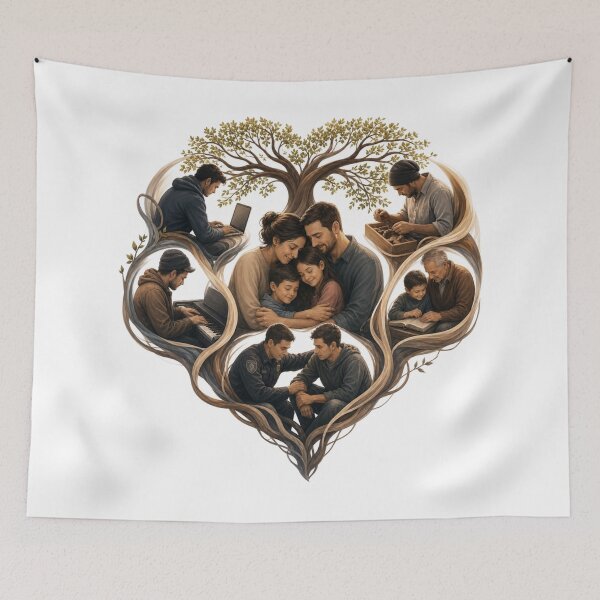 Item preview, Family Love Memory Collage designed and sold by InkNovaLab.