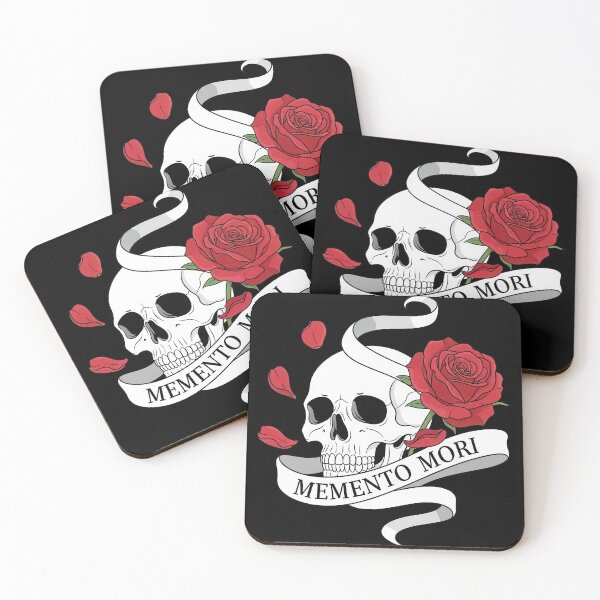 Item preview, Memento Mori Skull and Rose designed and sold by nuel-art.