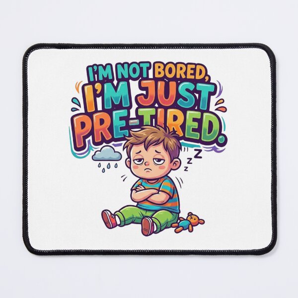 Item preview, I’m Not Pre-Tired I’m Post-Existing T-Shirt – Funny Toddler Humor Tee, Cute Exhausted Kid Shirt, Parenting Meme Design designed and sold by Sushikidsntod.
