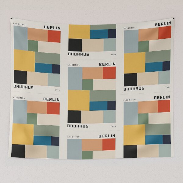 Aperçu de l'œuvre Bold Bauhaus Geometry – Modern Minimalist Art créée et vendue par Bondira-Spono.